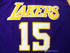 Maillot NBA Pas Cher Los Angeles Lakers Metta World 15 Peace Pourpre