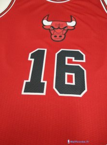 Maillot NBA Pas Cher Noël Chicago Bulls Pau 16 Rouge