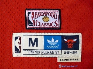 Maillot NBA Pas Cher Chicago Bulls Dennis Rodman 91 Rouge