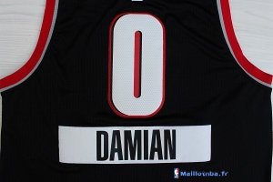 Maillot NBA Pas Cher Noël Portland Trail Blazers Damian 0 Noir