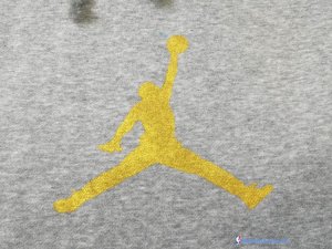 Sweat Capuche NBA Jordan Gris