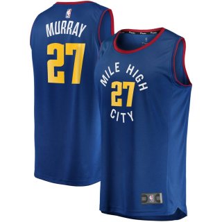 Denver Nuggets Jamal Murray Fanatics Branded Blue Fast Break Replica Player Jersey - Statement Edition