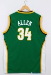 Maillot NBA Pas Cher Seattle Supersonics Ray Allen 34 Vert