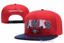 Bonnet NBA Atlanta Hawks 2016 Rouge Bleu Profond