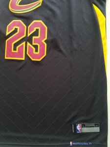 Maillot NBA Pas Cher Cleveland Cavaliers Junior LeBron James 23 Noir 2017/18