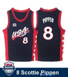 Maillot NBA Pas Cher USA 1996 David Robinson 8 Noir