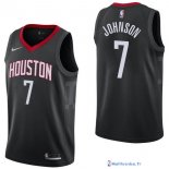 Maillot NBA Pas Cher Houston Rockets Joe Johnson 7 Noir Statement 2017/18