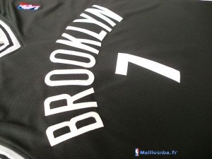 Maillot NBA Pas Cher Brooklyn Nets Earvin Johnson 7 Noir