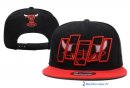 Bonnet NBA Chicago Bulls 2016 Noir Rouge 10