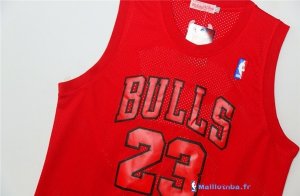 Maillot NBA Pas Cher Chicago Bulls Michael Jordan 23 Rouge Engrener
