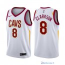 Maillot NBA Pas Cher Cleveland Cavaliers Channing Frye 8 Blanc Association 2017/18