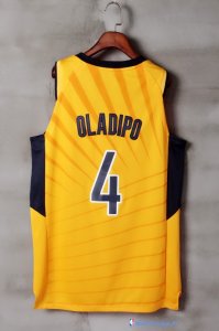 Maillot NBA Pas Cher Indiana Pacers Victor Oladipo 4 Jaune Statement 2017/18