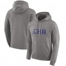 Charlotte Hornets Jordan Brand Heather Gray 2019/20 City Edition Club Pullover Hoodie