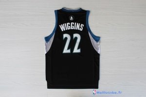 Maillot NBA Pas Cher Minnesota Timberwolves Andrew Wiggins 22 Noir