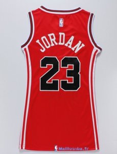 Maillot NBA Pas Cher Chicago Bulls Femme Michael Jordan 23 Rouge