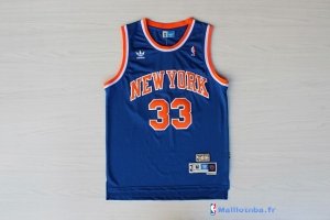 Maillot NBA Pas Cher New York Knicks Patrick Ewing 33 Bleu
