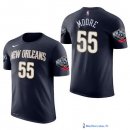 Maillot Manche Courte New Orleans Pelicans E'Twaun Moore 55 Marine 2017/18