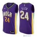 Maillot NBA Pas Cher New Orleans Pelicans Tony Allen 24 Nike Purpura Ville 2017/18
