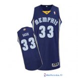 Maillot NBA Pas Cher Memphis Grizzlies Pau Gasol 33 Bleu