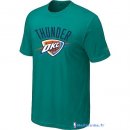T-Shirt NBA Pas Cher Oklahoma City Thunder Vert Sombre