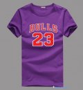 T-Shirt NBA Pas Cher Chicago Bulls Jordan 23 Pourpre