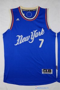 Maillot NBA Pas Cher Noël New York Knicks Anthony 7 Bleu