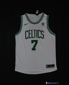 Maillot NBA Pas Cher Boston Celtics Jaylen Brown 7 Blanc 2017/18