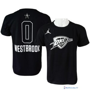 Maillot Manche Courte All Star 2018 Russell Westbrook 0 Noir