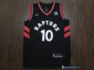 Maillot NBA Pas Cher Toronto Raptors DeMar DeRozan 10 Noir 2017/18