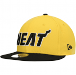 Bonnet NBA Miami Heat New Era Gold 2020/21 Earned Edition 9FIFTY