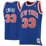 New York Knicks Patrick Ewing Mitchell & Ness Blue 1991-92 Hardwood Classics Swingman Jersey