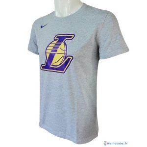 Maillot NBA Pas Cher Los Angeles Lakers Nike Gris