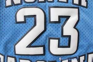 Maillot NCAA Pas Cher North Carolina Michael Jordan 23 Bleu