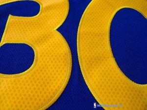 Maillot NBA Pas Cher Golden State Warriors Stephen Curry 30 Bleu