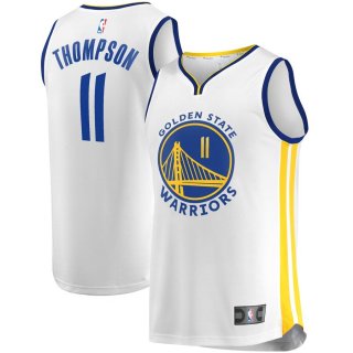 Golden State Warriors Klay Thompson Fanatics Branded White Fast Break Player Replica Jersey - Association Edition