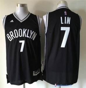 Maillot NBA Pas Cher Brooklyn Nets Jeremy Lin 7 Noir