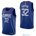 Maillot NBA Pas Cher Los Angeles Clippers Blake Griffin 32 Bleu Icon 2017/18