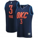 Oklahoma City Thunder Chris Paul Fanatics Branded Navy Fast Break Replica Player Jersey - Statement Edition