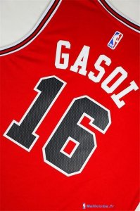 Maillot NBA Pas Cher Chicago Bulls Retro Pau Gasol 16 Rouge