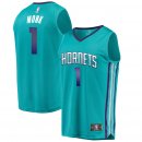 Charlotte Hornets Malik Monk Fanatics Branded Teal Fast Break Replica Jersey - Icon Edition