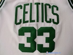 Maillot NBA Pas Cher Boston Celtics Larry Joe 33 Bird Blanc