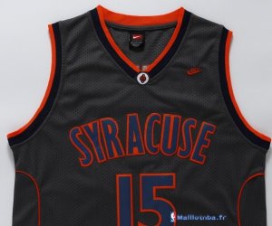 Maillot NCAA Pas Cher Syracuse Carmelo Anthony 15 Noir