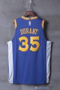 Maillot NBA Pas Cher Golden State Warriors Kevin Durant 35 Bleu 2017/18