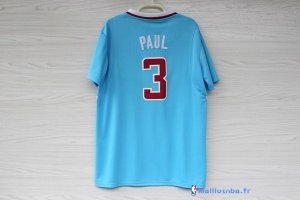 Maillot NBA Pas Cher Los Angeles Clippers Chris Paul 3 Bleu MC