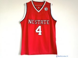 Maillot NCAA Pas Cher North Carolina JR. Smith 4 Rouge
