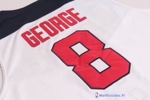 Maillot NBA Pas Cher USA 2014 George 8 Blanc