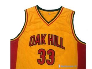 Maillot NCAA Pas Cher Oak Hill Kevin Durant 33 Jaune