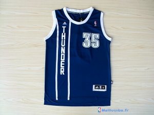 Maillot NBA Pas Cher Oklahoma City Thunder Kevin Durant 35 Retro Bleu MC