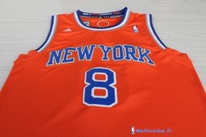 Maillot NBA Pas Cher New York Knicks J.R.Smith 8 Orange Bleu