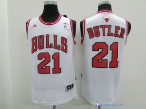Maillot NBA Pas Cher Chicago Bulls Jimmy Butler 21 Blanc
